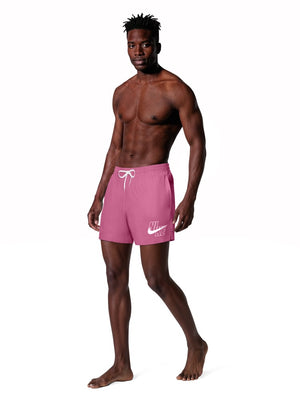Nike Swim Breaker Men's 5" Brief-Lined Volley Short - Pink Glow
