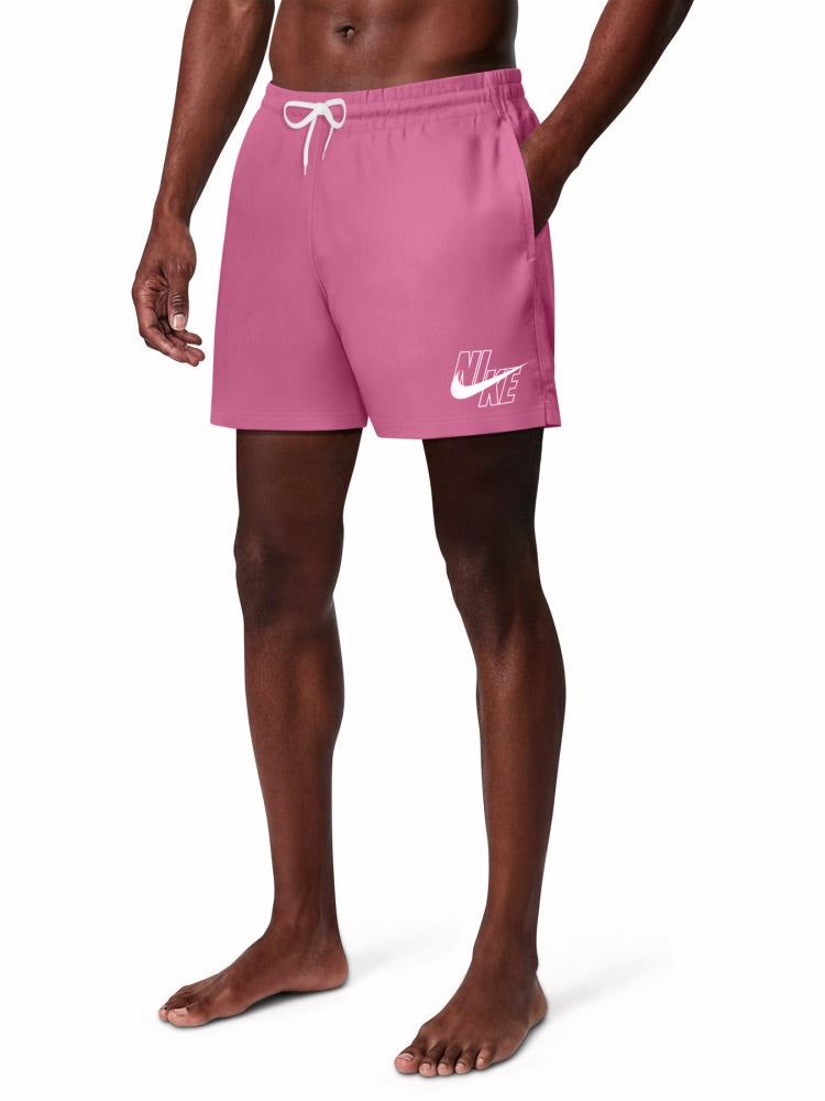 Nike Swim Breaker Men's 5" Brief-Lined Volley Short - Pink Glow alternate image 1