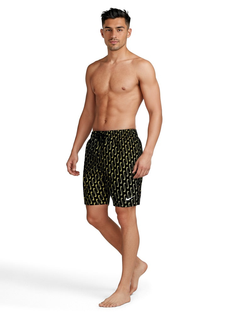 Nike Swim Breaker Men's 7" Brief-Lined Volley Short - Black