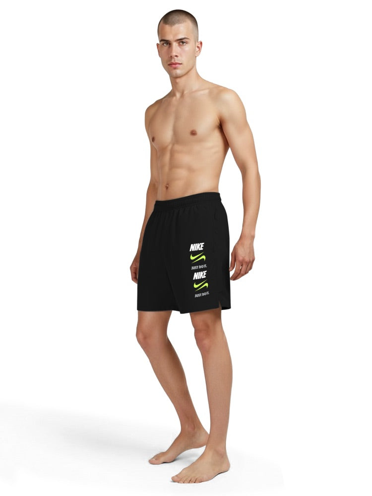 Nike Swim Breaker Men's 7" Brief-Lined Volley Short - Black