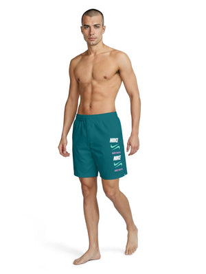Nike Swim Breaker Men's 7" Brief-Lined Volley Short - Energy