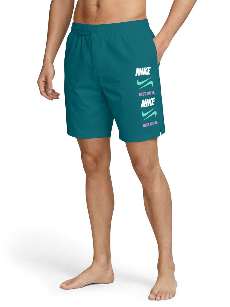Nike Swim Breaker Men's 7" Brief-Lined Volley Short - Energy alternate image 1