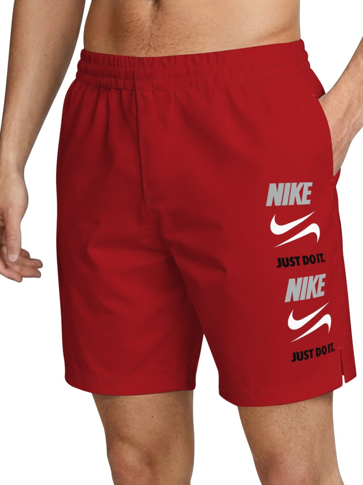 Nike Swim Breaker Men's 7" Brief-Lined Volley Short - University Red alternate image 2