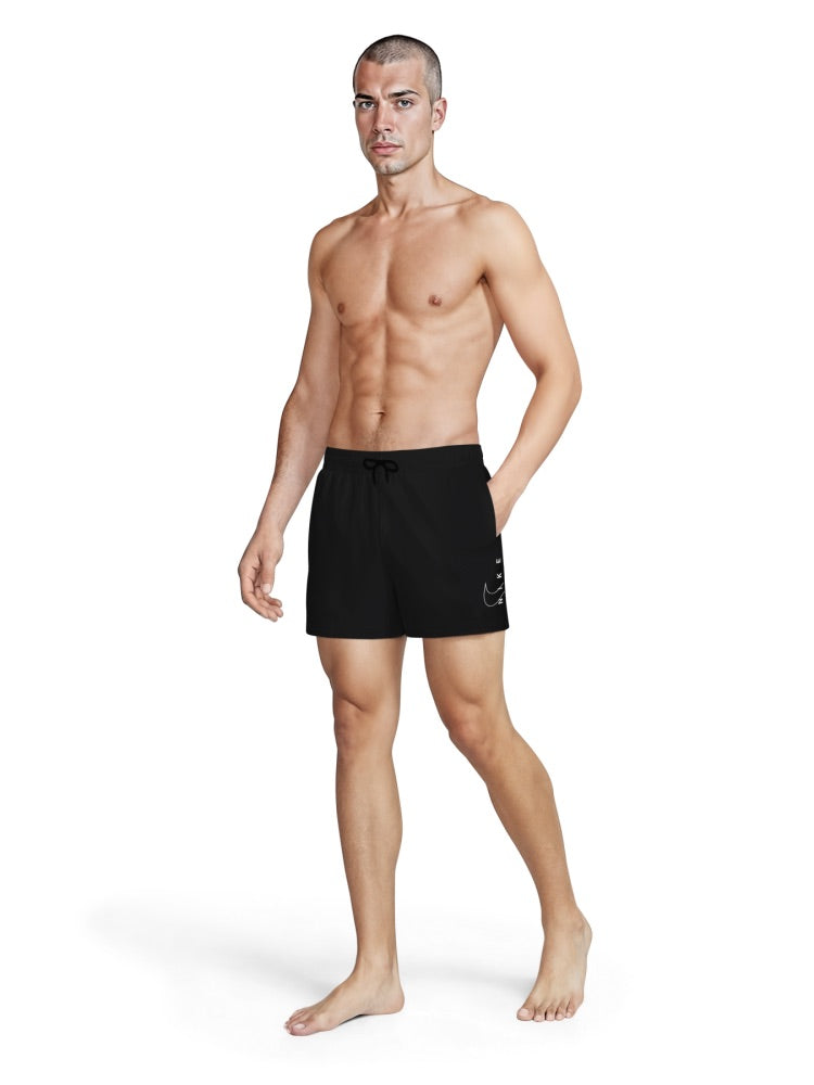 Nike Swim Breaker Men's 5" Brief-Lined Volley Short - Black