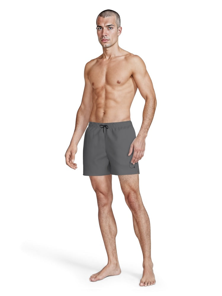 Nike Swim Breaker Men's 5" Brief-Lined Volley Short - Cool Grey
