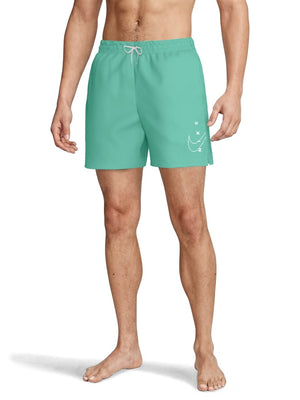 Nike Swim Breaker Men's 5" Brief-Lined Volley Short - Bleached Turq alternate image 1