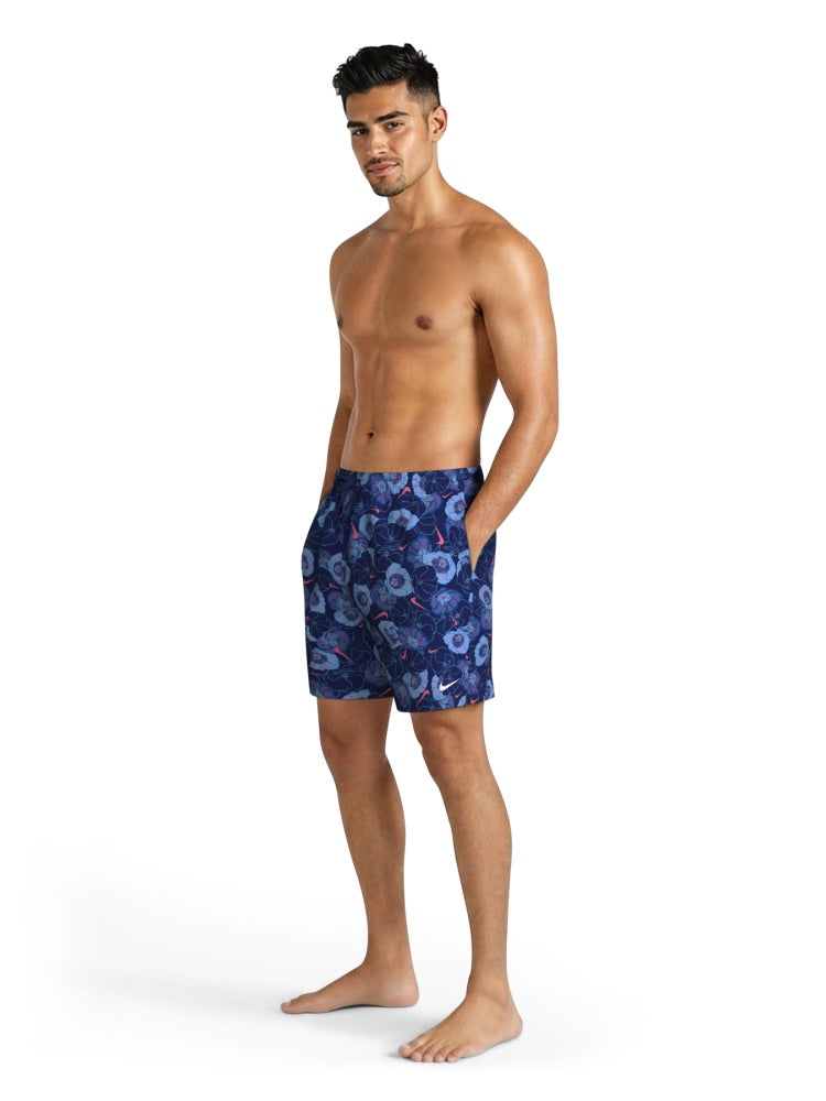 Nike Swim Breaker Men's 7" Brief-Lined Volley Short - Midnight Navy
