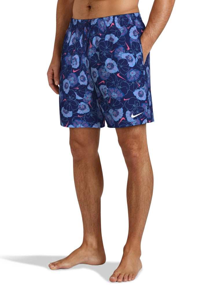 Nike Swim Breaker Men's 7" Brief-Lined Volley Short - Midnight Navy alternate image 1