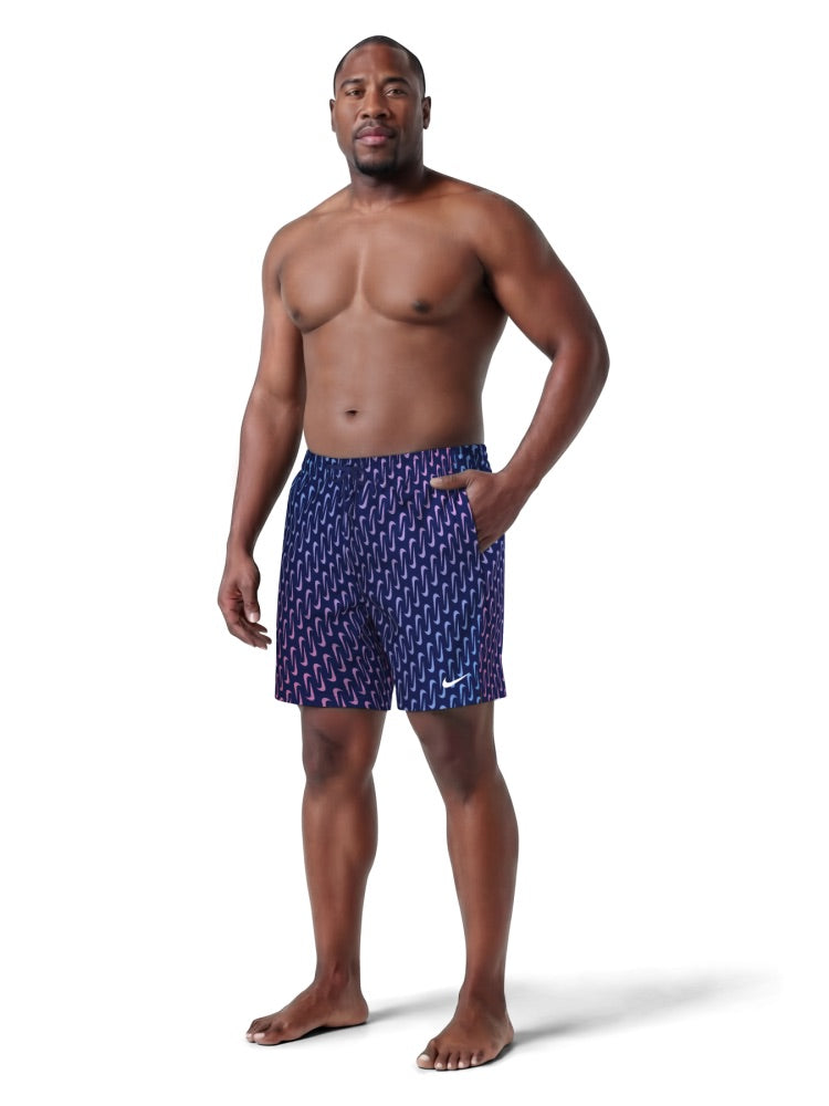 Nike Swim Breaker Men's 7" Brief-Lined Volley Short (Big & Tall) - Midnight Navy