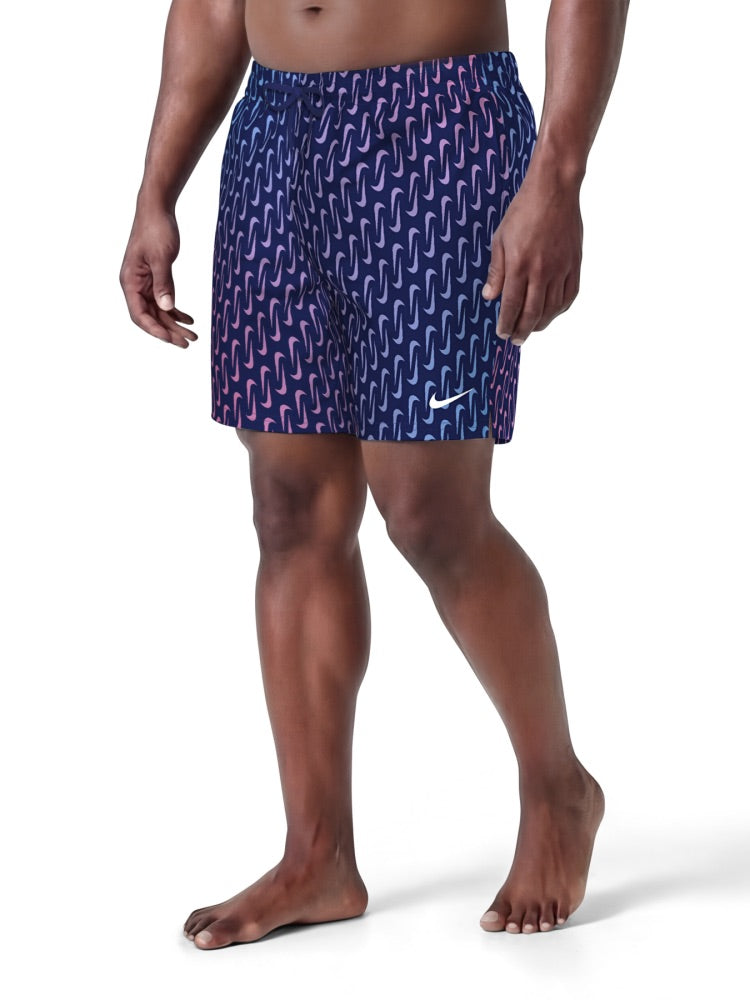Nike Swim Breaker Men's 7" Brief-Lined Volley Short (Big & Tall) - Midnight Navy alternate image 1