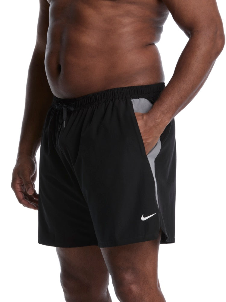 Nike Swim Contend Essential Men's 7" Brief-Lined Volley Short (Big & Tall) - Black