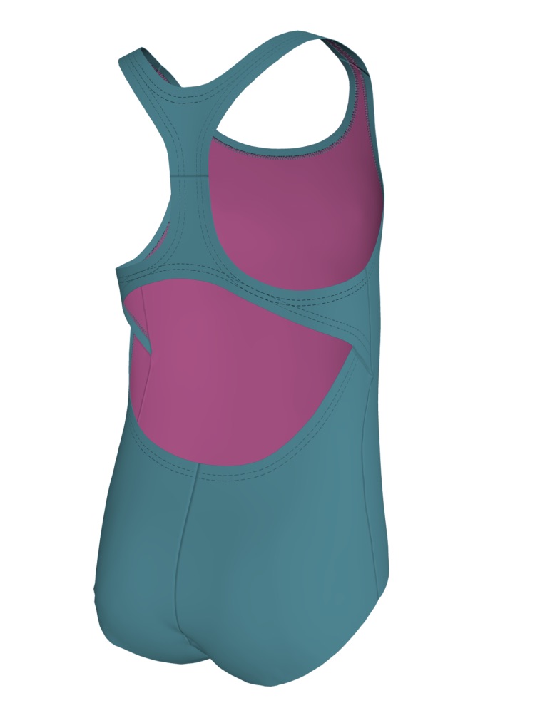 Nike Swim Little Kid's (Girls') Racerback One Piece - Energy alternate image 1