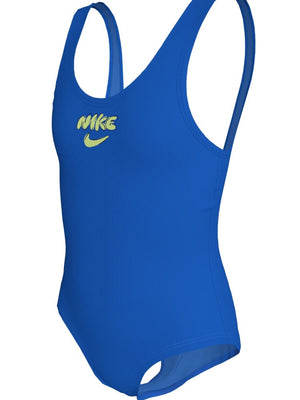 Nike Swim Big Kids' (Girls') U-Back One Piece - Blue Crystal