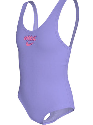 Nike Swim Big Kids' (Girls') U-Back One Piece - Light Thistle