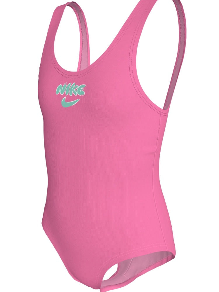 Nike Swim Big Kids' (Girls') U-Back One Piece - Pink Glow