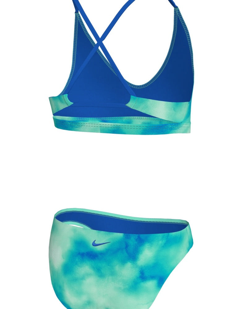 Nike Swim Big Kids' (Girls') Lace Up Bikini Set - Bleached Turq alternate image 1