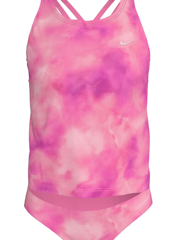 Nike Swim Big Kids' (Girls') Spiderback Tankini Set - Pink Glow alternate image 2