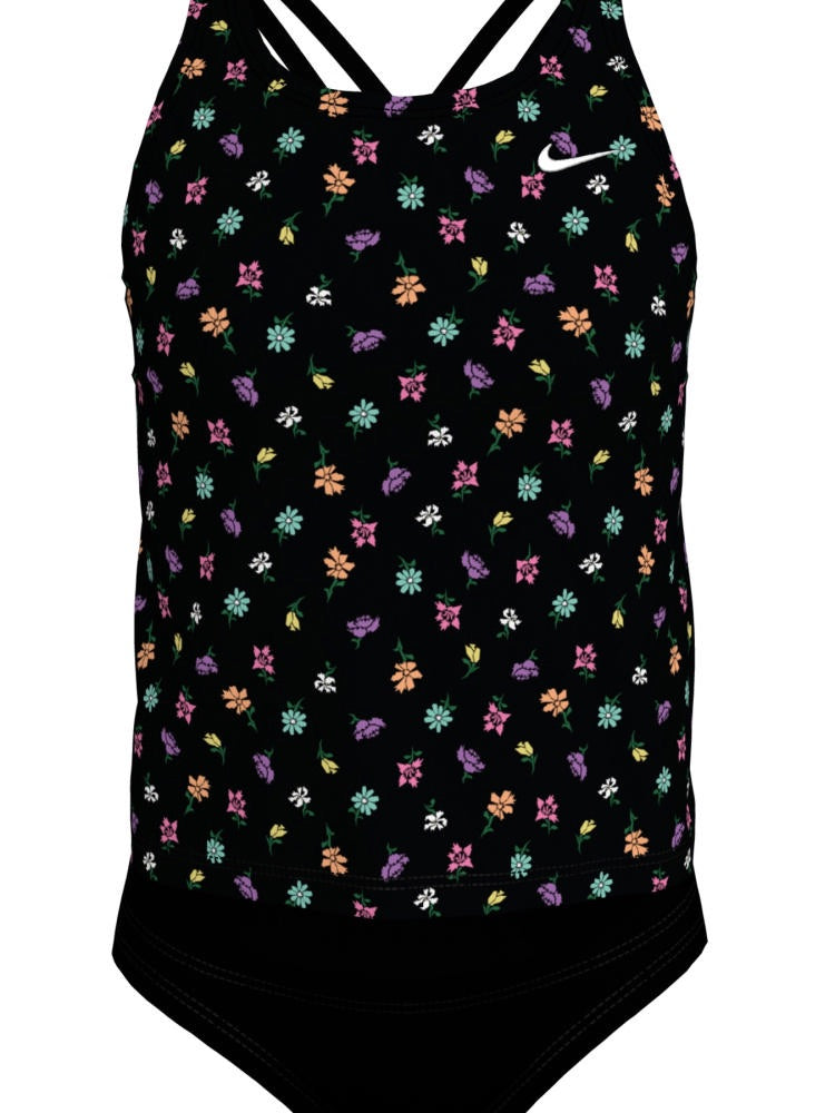 Nike Swim Big Kids' (Girls') Spiderback Tankini Set - Jet Black alternate image 2