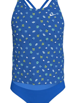 Nike Swim Big Kids' (Girls') Spiderback Tankini Set - Blue Crystal alternate image 2