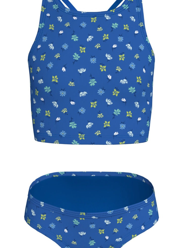 Nike Swim Big Kids' (Girls') Spiderback Midkini Set - Blue Crystal alternate image 2