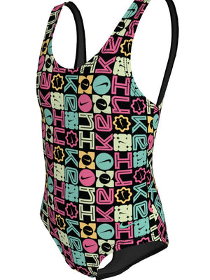 Nike Swim Big Kids' (Girls') U-Back One Piece - Jet Black