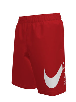 Nike Swim Breaker Big Kids' (Boys') 7" Brief-Lined Volley Short - University Red