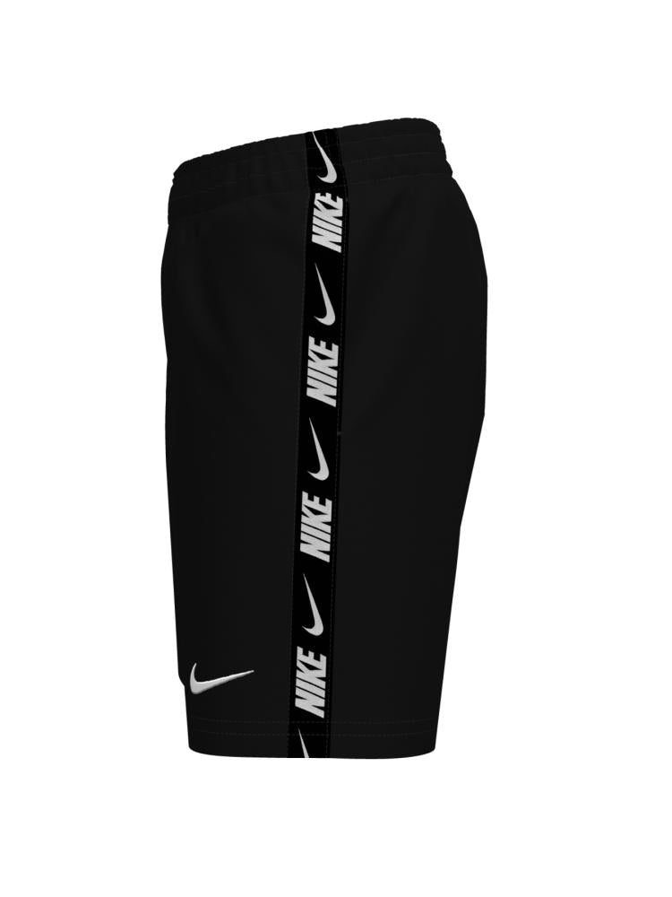 Nike Swim Breaker Logo Tape Big Kids' (Boys') 7" Brief-Lined Volley Short - Black alternate image 1
