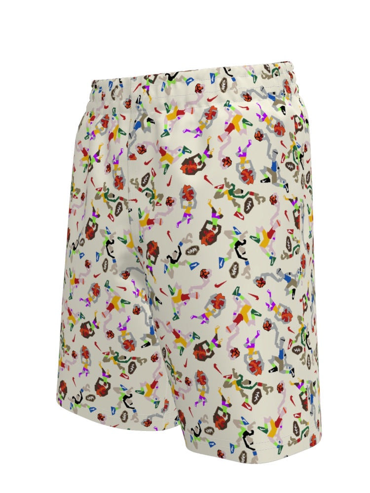 Nike Swim Breaker Big Kids' (Boys') 7" Brief-Lined Volley Short - Sail