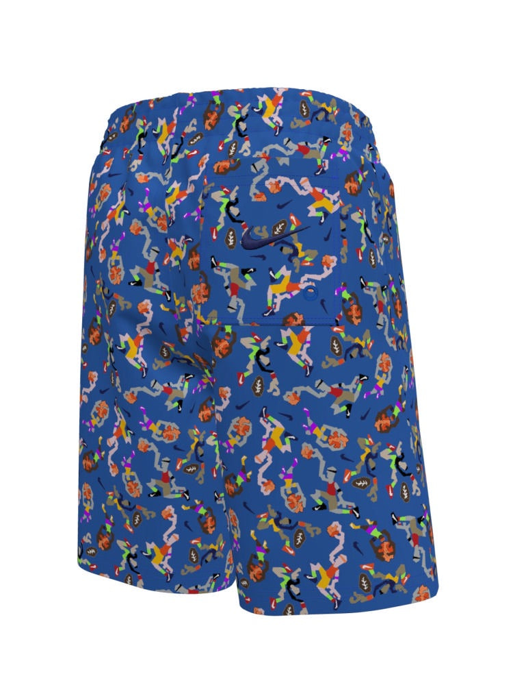 Nike Swim Breaker Big Kids' (Boys') 7" Brief-Lined Volley Short - Blue Crystal alternate image 2