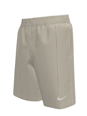 Nike Swim Breaker Big Kids' (Boys') Ripple Texture 7" Brief-Lined Volley Short - Parachute Beige