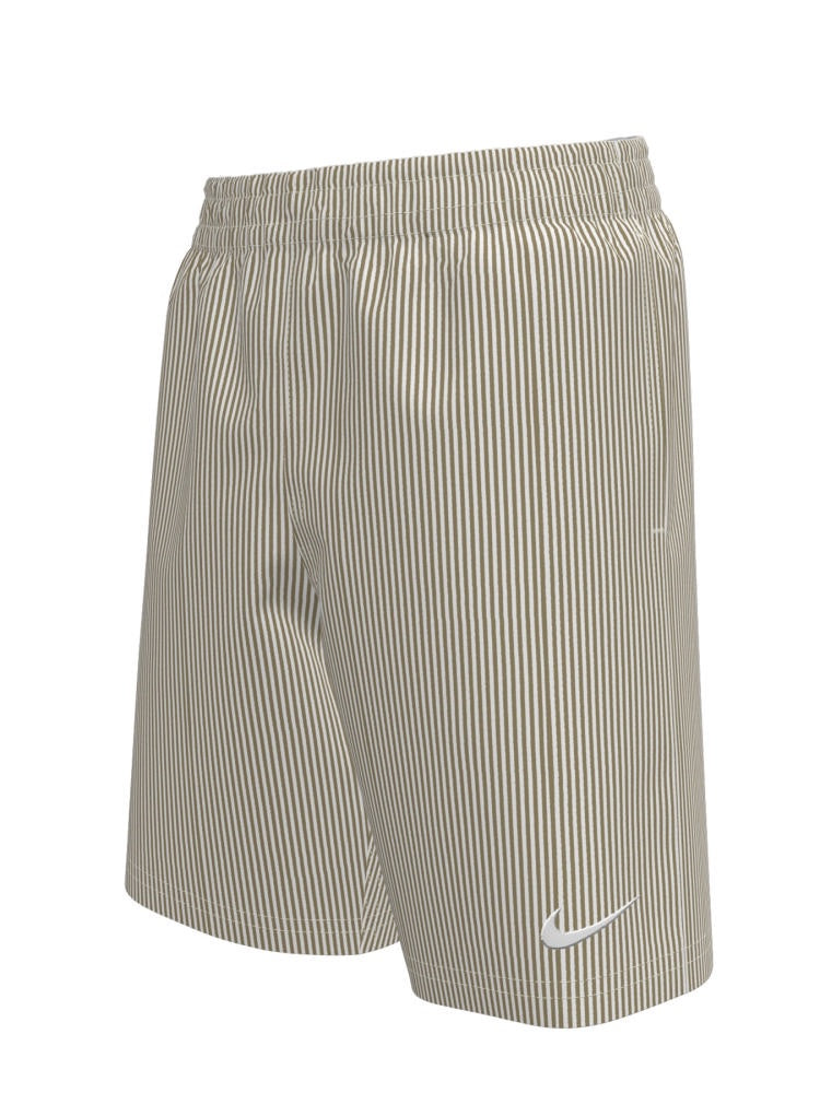 Nike Swim Breaker Big Kids' (Boys') Ripple Texture 7" Brief-Lined Volley Short - Parachute Beige