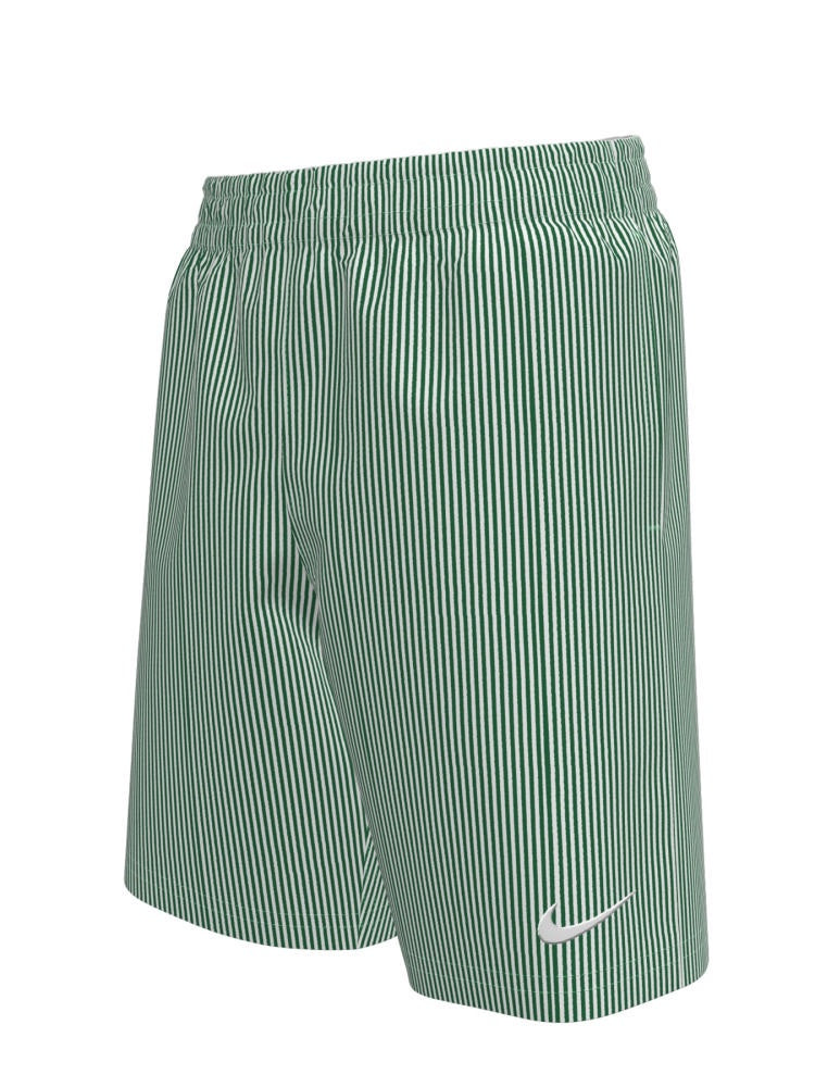 Nike Swim Breaker Big Kids' (Boys') Ripple Texture 7" Brief-Lined Volley Short - Malachite