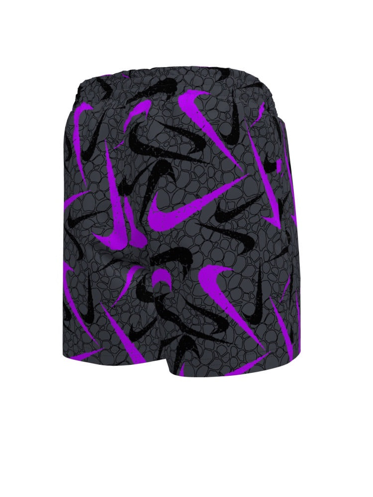 Nike Swim Breaker Big Kids' (Boys') 4" Brief-Lined Volley Short - Black alternate image 2