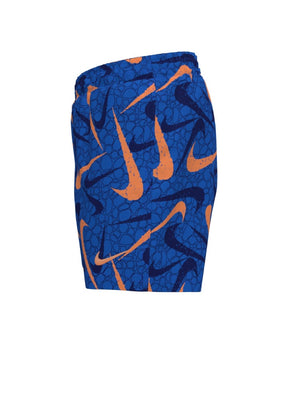 Nike Swim Breaker Big Kids' (Boys') 4" Brief-Lined Volley Short - Blue Crystal alternate image 1