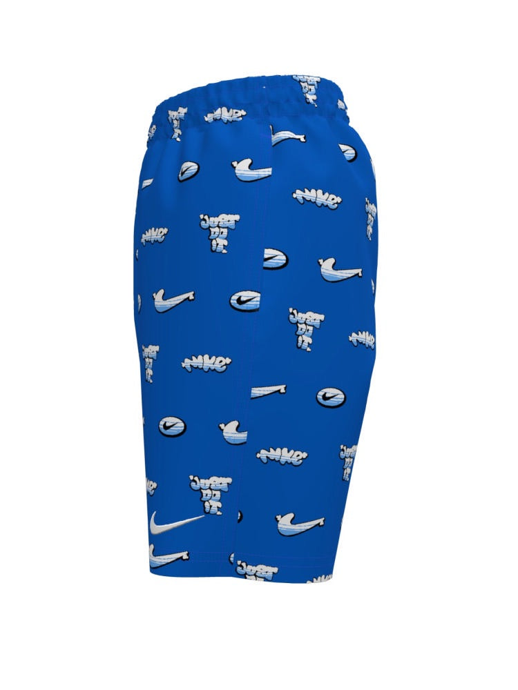Nike Swim Breaker Big Kids' (Boys') 7" Brief-Lined Volley Short - Blue Crystal alternate image 1