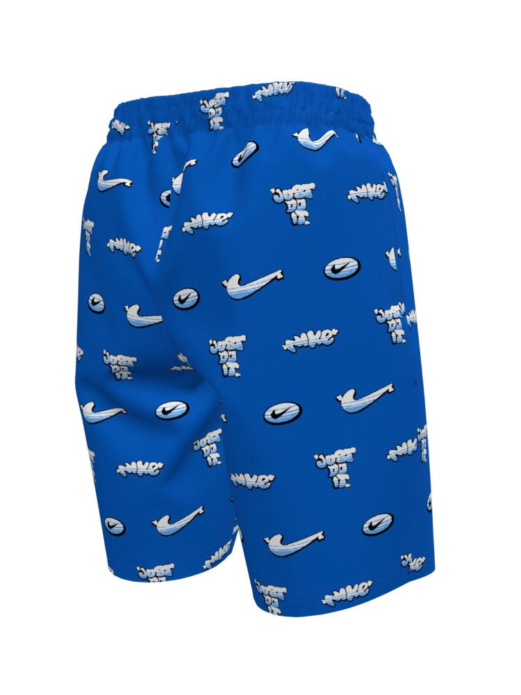Nike Swim Breaker Big Kids' (Boys') 7" Brief-Lined Volley Short - Blue Crystal alternate image 2