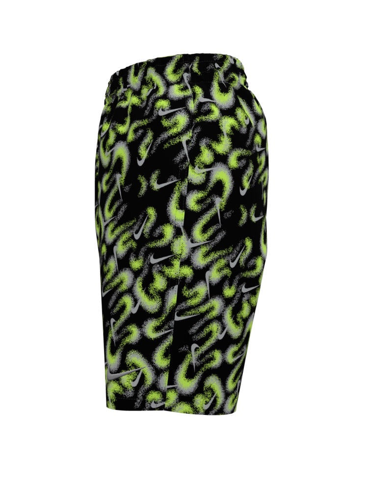 Nike Swim Breaker Big Kids' (Boys') 7" Brief-Lined Volley Short - Black alternate image 1