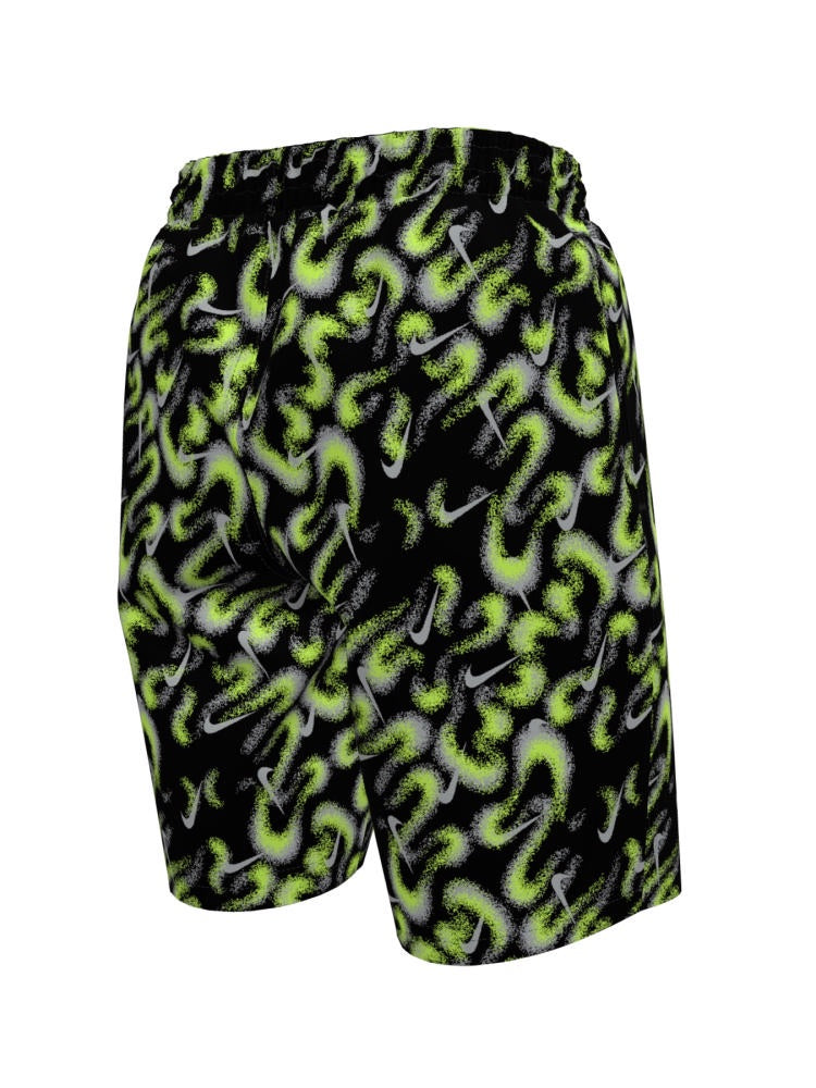 Nike Swim Breaker Big Kids' (Boys') 7" Brief-Lined Volley Short - Black alternate image 2