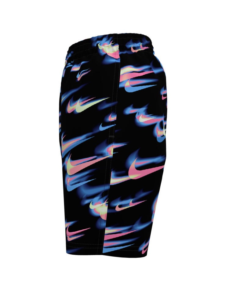 Nike Swim Breaker Big Kids' (Boys') 7" Brief-Lined Volley Short - Black alternate image 1