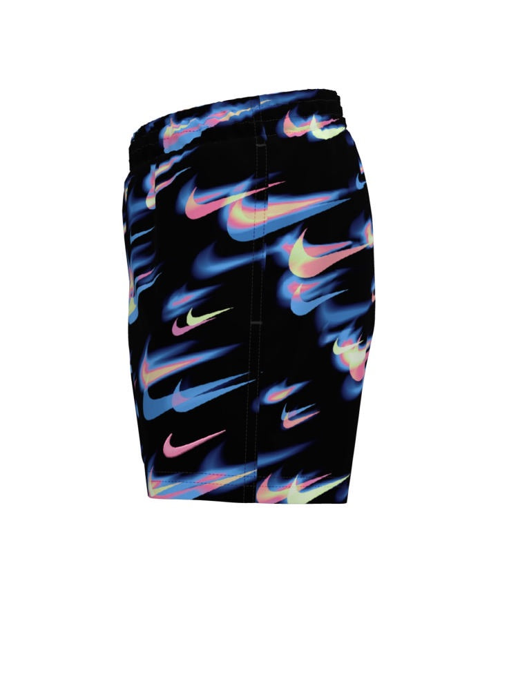 Nike Swim Breaker Big Kids' (Boys') 4" Brief-Lined Volley Short - Black alternate image 1
