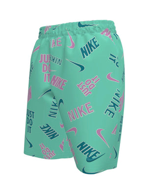 Nike Swim Breaker Big Kids' (Boys') 7" Brief-Lined Volley Short - Energy