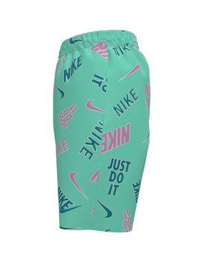 Nike Swim Breaker Big Kids' (Boys') 7" Brief-Lined Volley Short - Energy alternate image 1