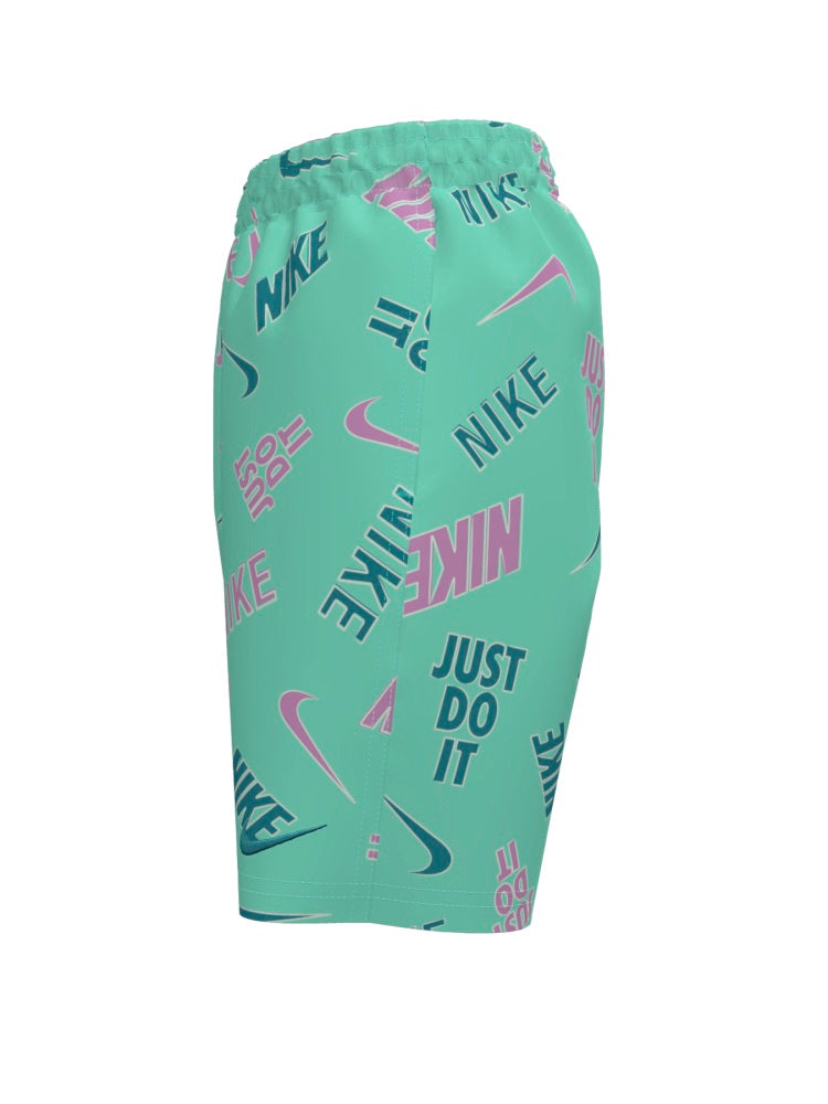 Nike Swim Breaker Big Kids' (Boys') 7" Brief-Lined Volley Short - Energy alternate image 1