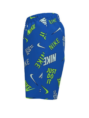 Nike Swim Breaker Big Kids' (Boys') 7" Brief-Lined Volley Short - Blue Crystal alternate image 1