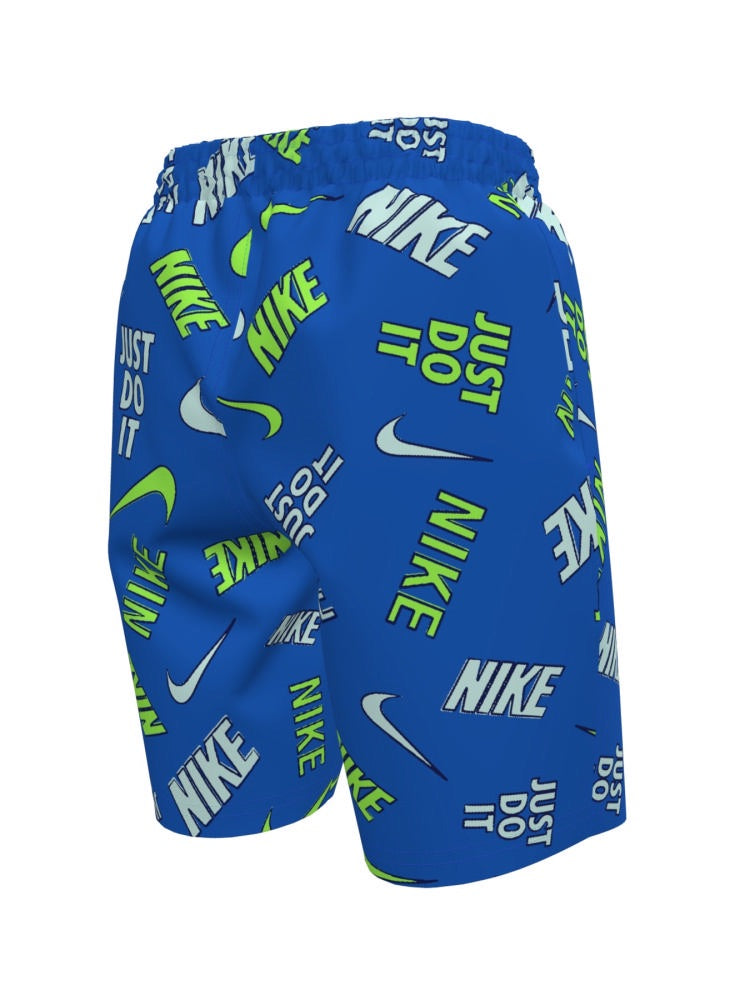 Nike Swim Breaker Big Kids' (Boys') 7" Brief-Lined Volley Short - Blue Crystal alternate image 2