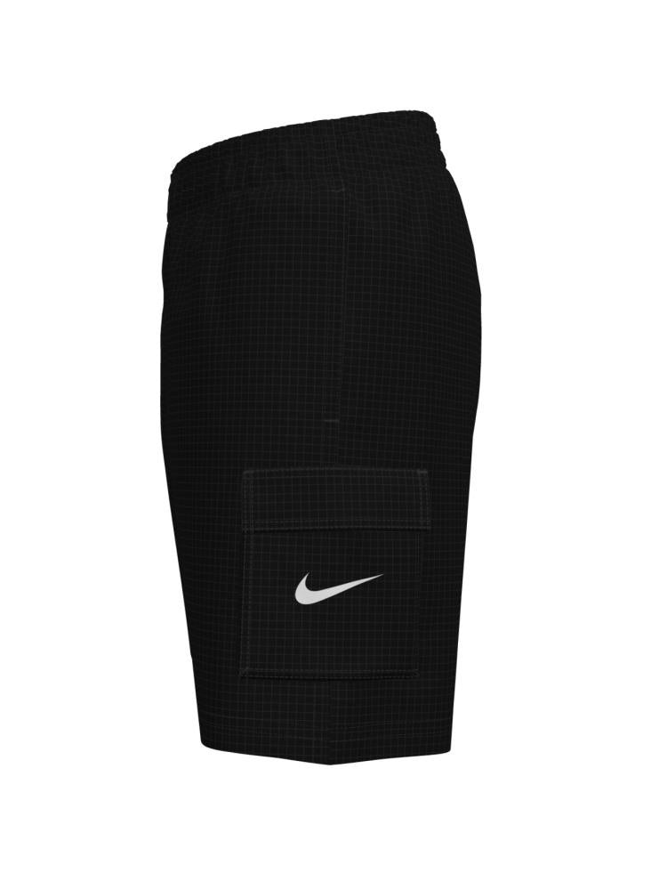 Nike Swim Voyage Essential Big Kids' (Boys') 6" Brief-Lined Volley Short - Black alternate image 1