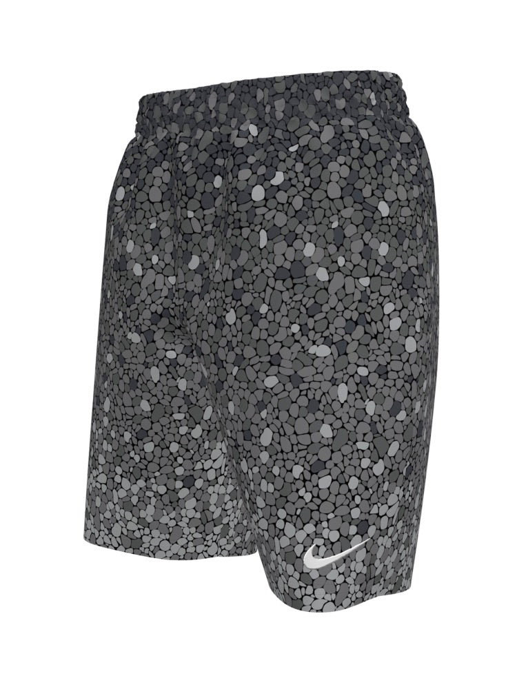 Nike Swim Breaker Big Kids' (Boys') 7" Brief-Lined Volley Short - Black