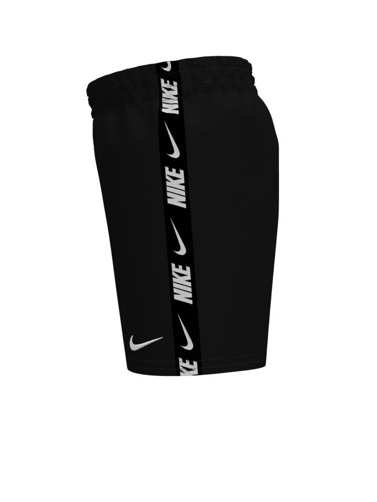 Nike Swim Breaker Logo Tape Little Kids' (Boys') 5" Brief-Lined Volley Short - Black alternate image 1