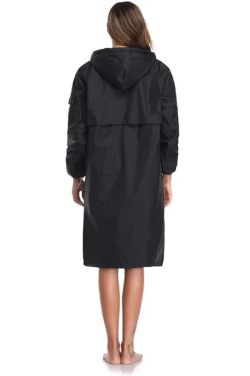 Adoretex Unisex Team Solid Swim Parka w/ Velcro Flaps - 27
