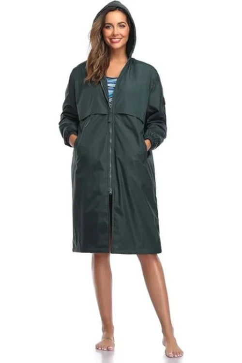 Adoretex Unisex Team Solid Swim Parka w/ Velcro Flaps - 27